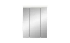 Badezimmerspiegelschrank SCHLOONSEE, Breite 60cm, 3 Spiegeltüren, 9 Fächer, 6 Einlegeböden in verschiedenen Farben erhältlich, Badmöbel, Spiegel, Badschrank, Bad Schloonsee