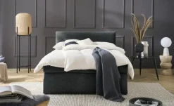 Boxspringbett mit Matratze und Topper, H3 Duke