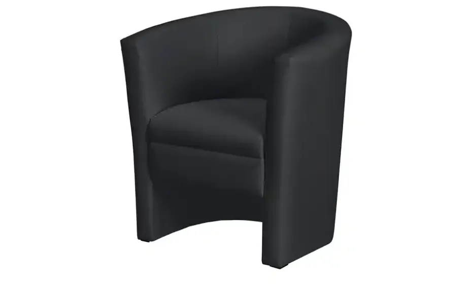Cocktailsessel schwarz Bob