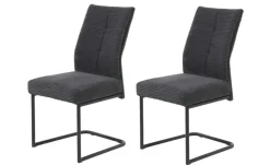 Cord-Polsterstuhl 2er-Set