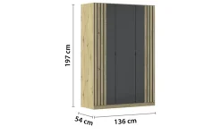 Drehtürenschrank Genua