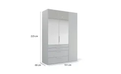 Drehtürenschrank Purisma