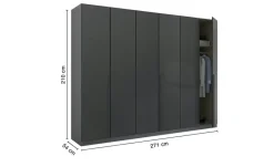 Drehtürenschrank Quadra Spin