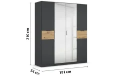 Drehtürenschrank Ticao
