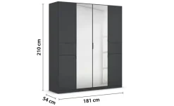 Drehtürenschrank Ticao