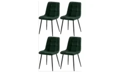 Esszimmerstuhl 4er-Set Antibes