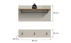 Garderobenpaneel