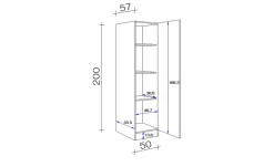 Geschirrschrank Mol