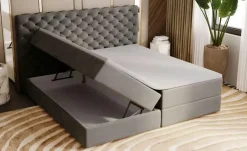 GrainGold Boxbett mit Stauraum Bergamo