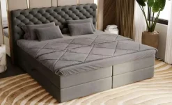 GrainGold Boxbett mit Stauraum Bergamo