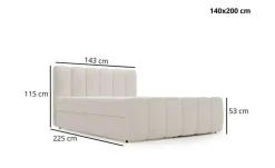 GrainGold Boxbett mit Stauraum Cloud Box
