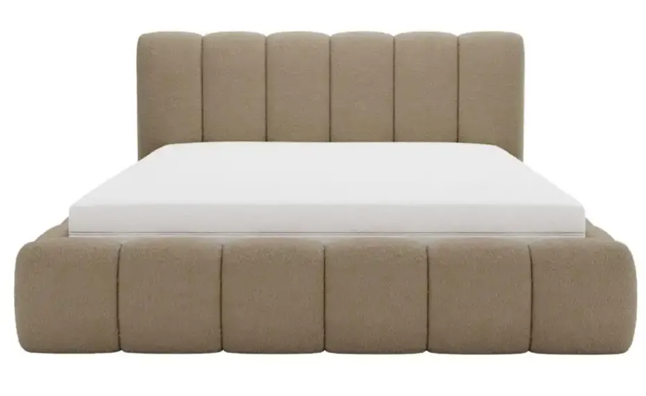 GrainGold Polsterbett Cloud Bouclé-Stoff