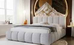 GrainGold Polsterbett Cloud Bouclé-Stoff