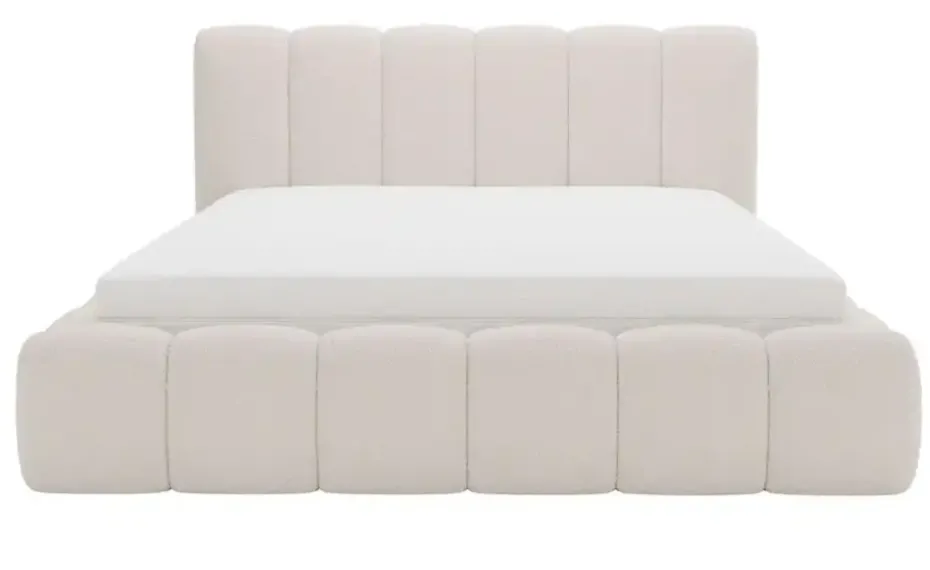 GrainGold Polsterbett Cloud Bouclé-Stoff