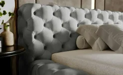 GrainGold Polsterbett Glamour, mit Stauraum Palini