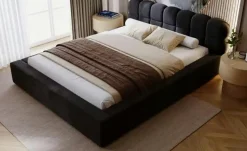 GrainGold Polsterbett mit Stauraum und Lattenrost Plaza