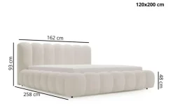 GrainGold Polsterbett mit Stauraum DS Averia