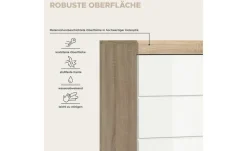 Hochschrank SCHLOONSEE, Breite 37cm, 2 Tür, 1 Schubkasten, 2 offene Fächer, MDF-Front in verschiedenen Farben erhältlich, Badmöbel, Badschrank, Schrank, Bad Schloonsee