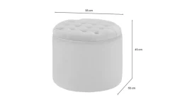 Hocker mit Stauraum