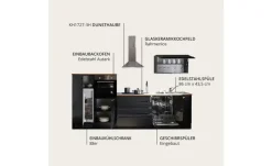 Küchenzeile mit E-Geräten