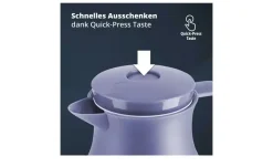 KHG Isolierkanne 1 l marineblau Anton