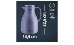 KHG Isolierkanne 1 l marineblau Anton