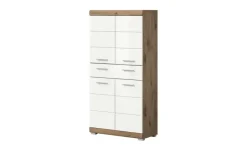 Midischrank SCHLOONSEE, Breite 74cm, 4 Türen, 1 Schubkasten, 4 Fächer, MDF-Front in verschiedenen Farben erhältlich, Badmöbel, Badschrank, Schrank, Bad Schloonsee