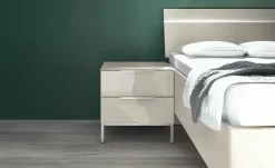 Nachtkommode mit 2 Schüben Bari