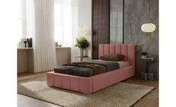 Polsterbett mit Bettkasten und Lattenrost Nero