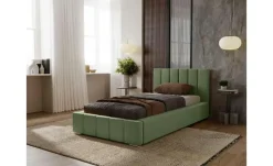 Polsterbett mit Bettkasten und Lattenrost Nero