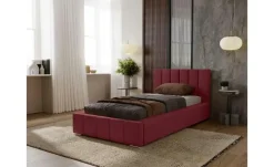 Polsterbett mit Bettkasten und Lattenrost Nero