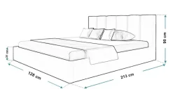Polsterbett Tokio Slim