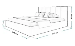 Polsterbett Tokio Slim