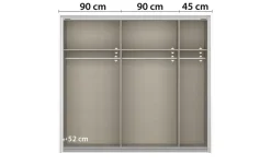 Schwebetürenschrank Quadra
