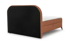 S-STYLE Boxbett mit Bettkasten, Bouclé-Stoff Sonna
