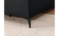 S-STYLE Boxbett mit Bettkasten, Bouclé-Stoff Sonna