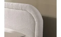 S-STYLE Boxbett mit Bettkasten, Bouclé-Stoff Sonna