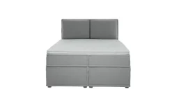 S-STYLE Boxbett mit Stauraum und Topper, H3 Uma