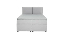 S-STYLE Boxbett mit Stauraum und Topper, H3 Uma