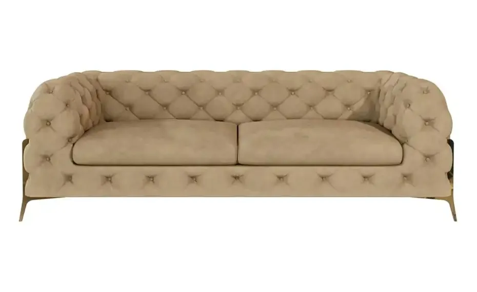 S-STYLE Chesterfield Einzelsofa Natalie