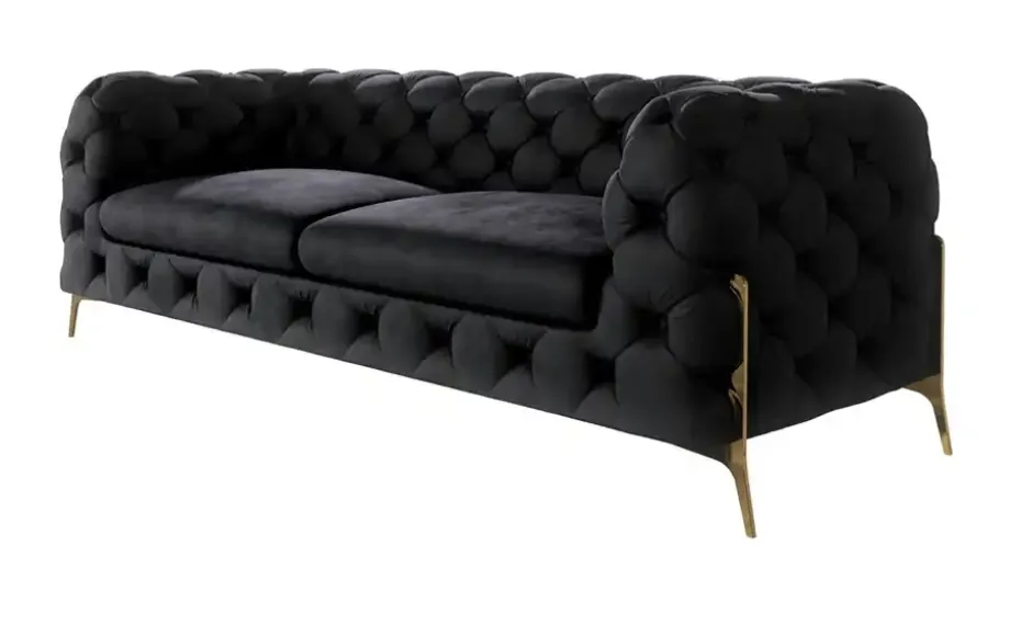 S-STYLE Chesterfield Einzelsofa Natalie