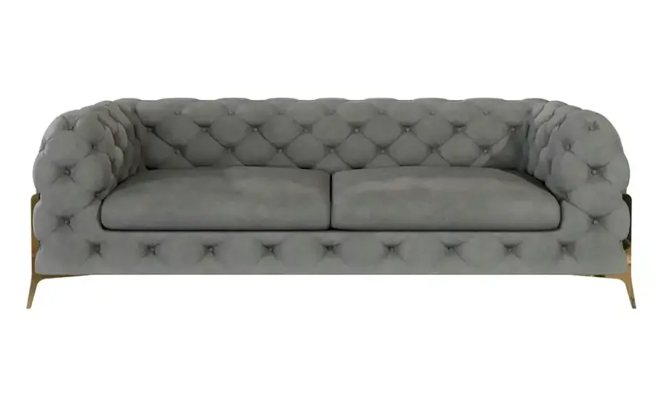 S-STYLE Chesterfield Einzelsofa Natalie