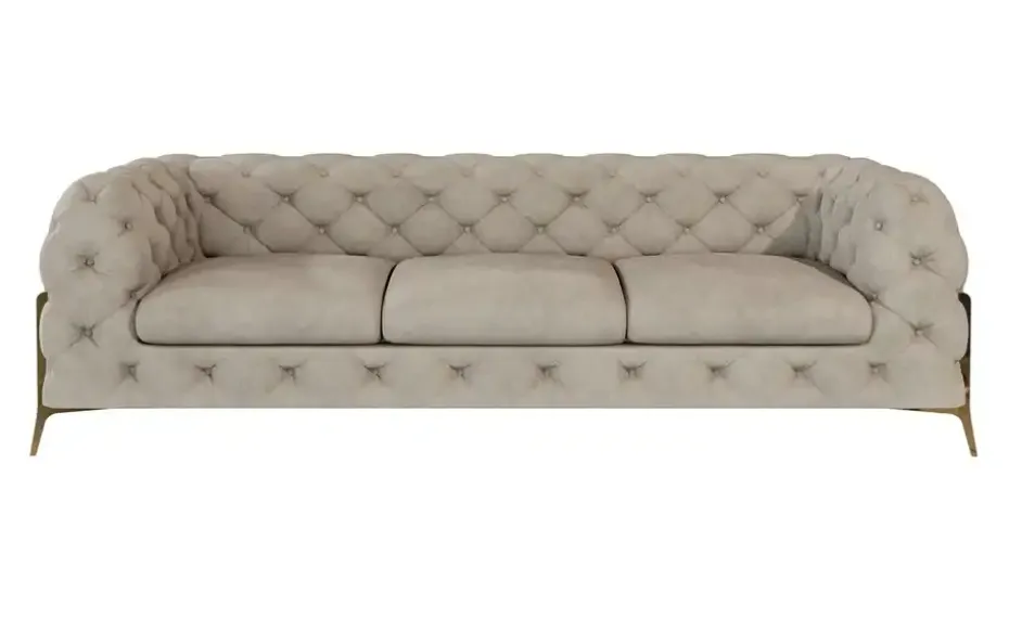 S-STYLE Chesterfield Einzelsofa Natalie