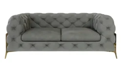 S-STYLE Chesterfield Einzelsofa Natalie
