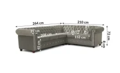 S-STYLE Ecksofa