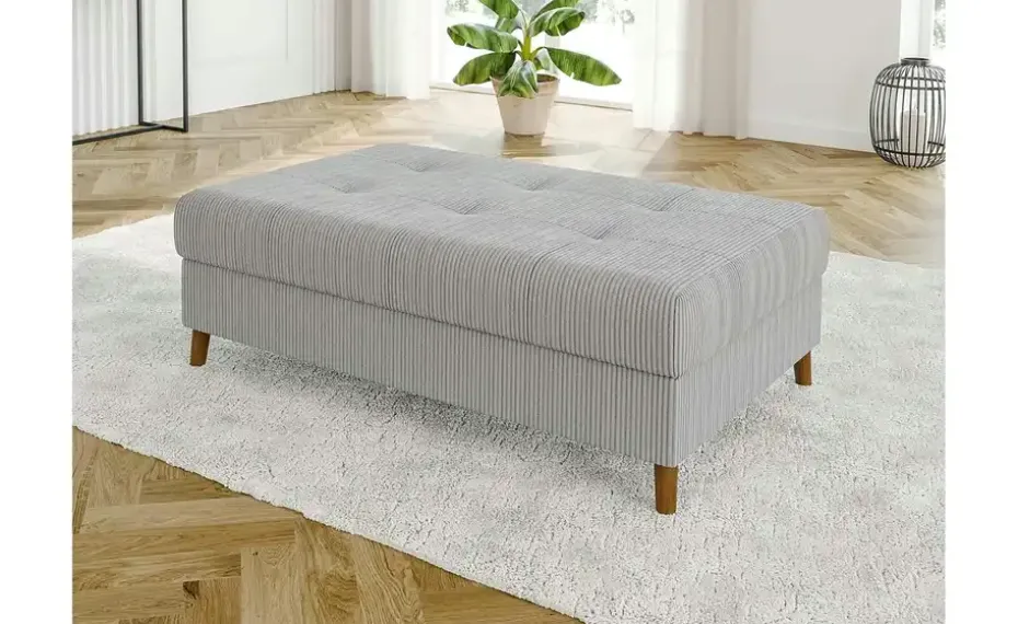S-STYLE Ecksofa mit Hocker Maya