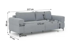 S-STYLE Einzelsofa Cardea