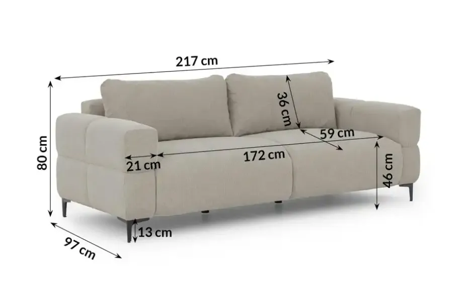 S-STYLE Einzelsofa Cardea