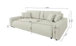 S-STYLE Einzelsofa Emma