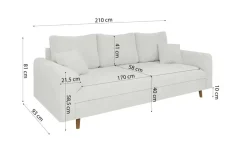 S-STYLE Einzelsofa Lars